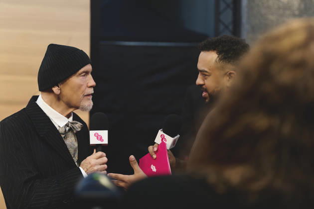 October 9, 2026, London, England, United Kingdom: JOHN MALKOVICH in an interview while attending the red carpet at the premier of wild horse nine at the BFI London Film Festival in london on October 9th London United Kingdom - ZUMAg279 20261009_zip_g279_003 Copyright: xAlessandroxGalatolix