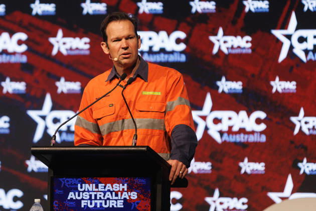 CPAC NATIONAL CONFERENCE 2026, Nationals Leader Matt Canavan speaks during the 2026 Conservative Political Action Network (CPAC) national conference at the Royal International Convention Centre in Brisbane, Saturday, October 10, 2026. ( NO ARCHIVING BRISBANE QUEENSLAND Australia  Copyright: xRUSSELLxFREEMANx 20261010185798641405