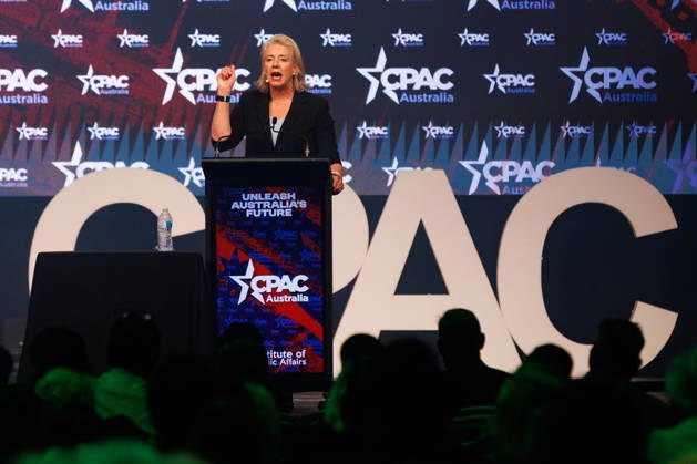 CPAC NATIONAL CONFERENCE 2026, Nationals Senator Bridget McKenzie speaks during the 2026 Conservative Political Action Network (CPAC) national conference at the Royal International Convention Centre in Brisbane, Saturday, October 10, 2026. ( NO ARCHIVING BRISBANE QUEENSLAND Australia  Copyright: xRUSSELLxFREEMANx 20261010132473962798