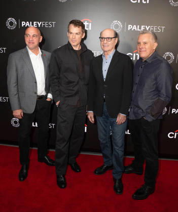 October 9, 2026, Bronx, New York, USA: Marcos Siega, Michael C. Hall, Clyde Phillips, and Scott Reynolds attend screening of Paramount+ Dexter: Resurrection during PaleyFest NY at Paley Center for Media in New York, NY on October 9, 2026. Bronx USA  - ZUMAr339 20261009_znp_r339_045 Copyright: xLevxRadinx