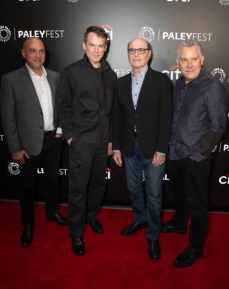 October 9, 2026, Bronx, New York, USA: Marcos Siega, Michael C. Hall, Clyde Phillips, and Scott Reynolds attend screening of Paramount+ Dexter: Resurrection during PaleyFest NY at Paley Center for Media in New York, NY on October 9, 2026. Bronx USA  - ZUMAr339 20261009_znp_r339_046 Copyright: xLevxRadinx