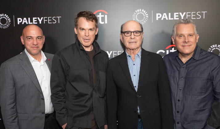 October 9, 2026, Bronx, New York, USA: Marcos Siega, Michael C. Hall, Clyde Phillips, and Scott Reynolds attend screening of Paramount+ Dexter: Resurrection during PaleyFest NY at Paley Center for Media in New York, NY on October 9, 2026. Bronx USA  - ZUMAr339 20261009_znp_r339_047 Copyright: xLevxRadinx