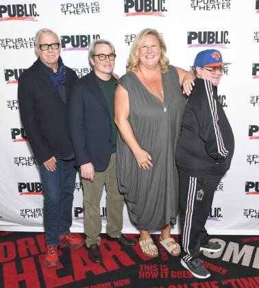 Scott Wittman, Matthew Broderick, Bridget Everett, Murray Hill at arrivals for GOOD TIME CHARLIE Opening Night, The Public Theater, New York, NY, October 09, 2026. Photo By: Quoin Pics Everett Collection GOOD TIME CHARLIE Opening Night PUBLICATIONXNOTxINxCANxCHNxFRAxITAxJPNxNORxPOLxRUSxESPxUKxUSA
