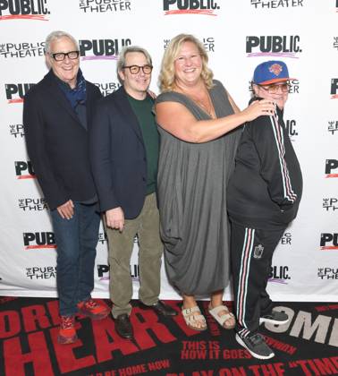 Scott Wittman, Matthew Broderick, Bridget Everett, Murray Hill at arrivals for GOOD TIME CHARLIE Opening Night, The Public Theater, New York, NY, October 09, 2026. Photo By: Quoin Pics Everett Collection GOOD TIME CHARLIE Opening Night PUBLICATIONXNOTxINxCANxCHNxFRAxITAxJPNxNORxPOLxRUSxESPxUKxUSA