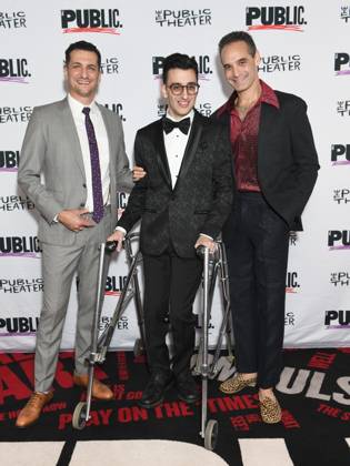 Danny Sharron, Ryan J. Haddad, Jonathan Raviv at arrivals for GOOD TIME CHARLIE Opening Night, The Public Theater, New York, NY, October 09, 2026. Photo By: Quoin Pics Everett Collection GOOD TIME CHARLIE Opening Night PUBLICATIONXNOTxINxCANxCHNxFRAxITAxJPNxNORxPOLxRUSxESPxUKxUSA