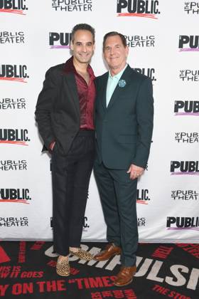 Jonathan Raviv, Tim Bagley at arrivals for GOOD TIME CHARLIE Opening Night, The Public Theater, New York, NY, October 09, 2026. Photo By: Quoin Pics Everett Collection GOOD TIME CHARLIE Opening Night PUBLICATIONXNOTxINxCANxCHNxFRAxITAxJPNxNORxPOLxRUSxESPxUKxUSA