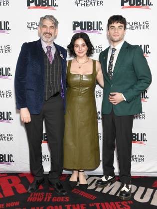 Doug Shapiro, Sherz Aletaha, Nicholas Barron at arrivals for GOOD TIME CHARLIE Opening Night, The Public Theater, New York, NY, October 09, 2026. Photo By: Quoin Pics Everett Collection GOOD TIME CHARLIE Opening Night PUBLICATIONXNOTxINxCANxCHNxFRAxITAxJPNxNORxPOLxRUSxESPxUKxUSA