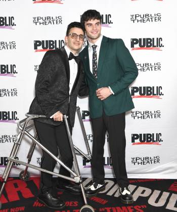 Ryan J. Haddad, Nicholas Barron at arrivals for GOOD TIME CHARLIE Opening Night, The Public Theater, New York, NY, October 09, 2026. Photo By: Quoin Pics Everett Collection GOOD TIME CHARLIE Opening Night PUBLICATIONXNOTxINxCANxCHNxFRAxITAxJPNxNORxPOLxRUSxESPxUKxUSA