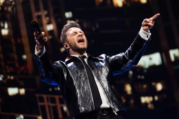 Shane Filan of Westlife performs at The O2, London as part of Westlife™s 25th Anniversary Tour on October 9, 2026. LONDON, ENGLAND - OCTOBER 9: Shane Filan of Westlife performs at The O2, London as part of Westlife™s 25th Anniversary Tour on October 9, 2026., Credit:Pupat Chenaksara Avalon UK, London  Copyright: xPupatxChenaksarax xAvalonx 1141878033