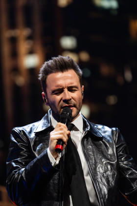 Shane Filan of Westlife performs at The O2, London as part of Westlife™s 25th Anniversary Tour on October 9, 2026. LONDON, ENGLAND - OCTOBER 9: Shane Filan of Westlife performs at The O2, London as part of Westlife™s 25th Anniversary Tour on October 9, 2026., Credit:Pupat Chenaksara Avalon UK, London  Copyright: xPupatxChenaksarax xAvalonx 1141878115