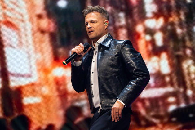 Nicky Byrne of Westlife performs at The O2, London as part of Westlife™s 25th Anniversary Tour on October 9, 2026. LONDON, ENGLAND - OCTOBER 9: Nicky Byrne of Westlife performs at The O2, London as part of Westlife™s 25th Anniversary Tour on October 9, 2026., Credit:Pupat Chenaksara Avalon UK, London  Copyright: xPupatxChenaksarax xAvalonx 1141878212
