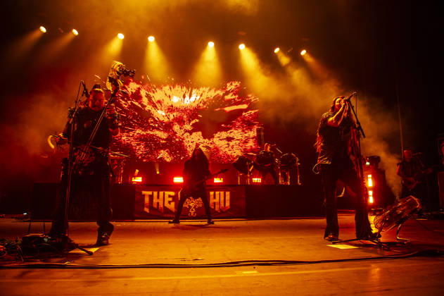 The Hu at O2 Academy Brixton 09 10 2026 Mongolian folk metal band The Hu perform live on stage at O2 Academy Brixton in London on 9th October 2026 as part of The Hu - Warrior Chant Tour., Credit:Zoran Veselinovic B4859 Avalon UK, London, O2 Academy Brixton  Copyright: xZoranxVeselinovicx xB4859x xAvalonx 1141923521