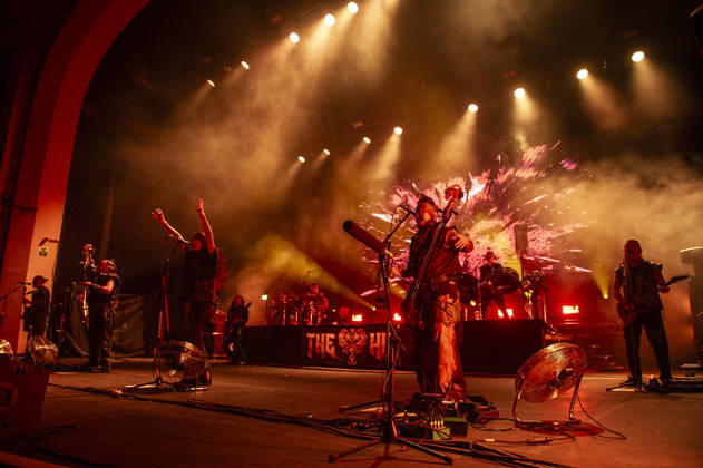 The Hu at O2 Academy Brixton 09 10 2026 Mongolian folk metal band The Hu perform live on stage at O2 Academy Brixton in London on 9th October 2026 as part of The Hu - Warrior Chant Tour., Credit:Zoran Veselinovic B4859 Avalon UK, London, O2 Academy Brixton  Copyright: xZoranxVeselinovicx xB4859x xAvalonx 1141923526