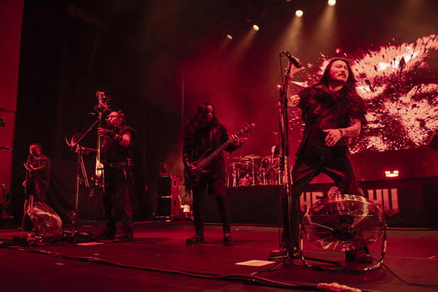 The Hu at O2 Academy Brixton 09 10 2026 Mongolian folk metal band The Hu perform live on stage at O2 Academy Brixton in London on 9th October 2026 as part of The Hu - Warrior Chant Tour., Credit:Zoran Veselinovic B4859 Avalon UK, London, O2 Academy Brixton  Copyright: xZoranxVeselinovicx xB4859x xAvalonx 1141923574