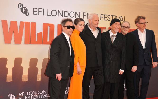Wild Horse Nine 70th BFI London Film Festival premiere Sam Rockwell, Mariana di Girolamo, Martin McDonagh, John Malkovich, Steve Buscemi and Graham Broadbent at the Wild Horse Nine 70th BFI London Film Festival premiere, Royal Festival Hall, Belvedere Road, South Bank, on Friday 09 October 2026 in London, England, UK. CAP CAN CAN London Great Britain UK Copyright: xCanxNguyen CapitalxPicturesx