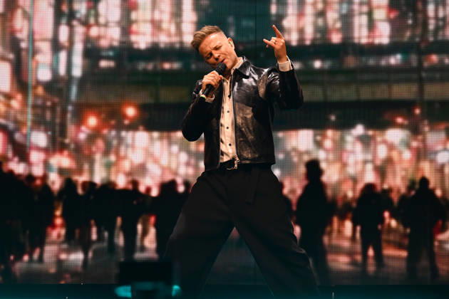 Westlife performing during the 25th Anniversary Tour LONDON, ENGLAND - OCTOBER 09: Nicky Byrne of ˜Westlife™ performing during the 25th Anniversary Tour at O2 Arena on October 09 in London, England. CAP MAR MAR Great Britain Copyright: xMartinxHarris CapitalxPicturesx