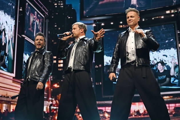 Westlife performing during the 25th Anniversary Tour LONDON, ENGLAND - OCTOBER 09: Shane Filan, Kian Egan and Nicky Byrne of ˜Westlife™ performing during the 25th Anniversary Tour at O2 Arena on October 09 in London, England. CAP MAR MAR Great Britain Copyright: xMartinxHarris CapitalxPicturesx