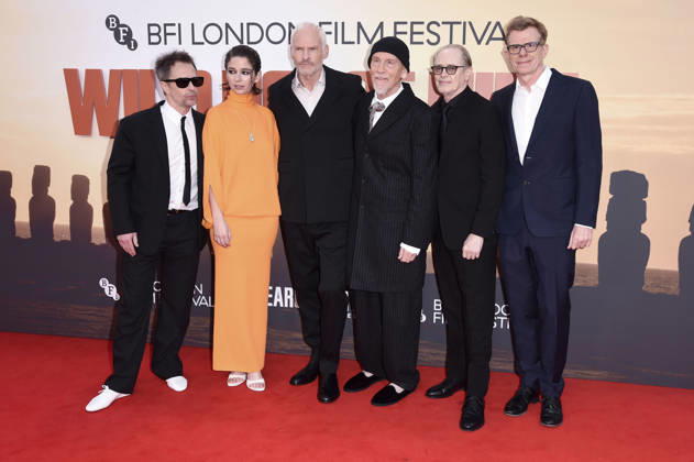 Sam Rockwell, Mariana Di Girolamo, Martin McDonagh, John Malkovich, Steve Buscemi und Graham Broadbent bei der Premiere des Kinofilms Wild Horse Nine auf dem 70. BFI London Film Festival 2026 in der Royal Festival Hall. London, 09.10.2026