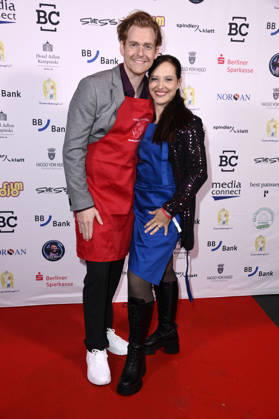 Johannes Heinrichs und Nadja Jo Klapper bei der Gala der Kinderschutzengel im Spindler & Klatt. Berlin, 09.10.2026