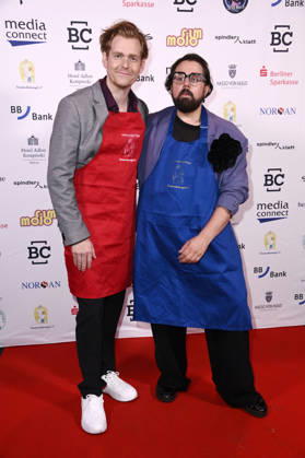 Johannes Heinrichs und Steven Preisner bei der Gala der Kinderschutzengel im Spindler & Klatt. Berlin, 09.10.2026