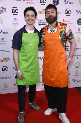 Marc Weinmann und Philipp Leinenbach bei der Gala der Kinderschutzengel im Spindler & Klatt. Berlin, 09.10.2026