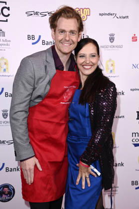 Johannes Heinrichs und Nadja Jo Klapper bei der Gala der Kinderschutzengel im Spindler & Klatt. Berlin, 09.10.2026