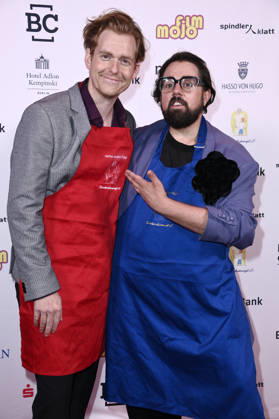Johannes Heinrichs und Steven Preisner bei der Gala der Kinderschutzengel im Spindler & Klatt. Berlin, 09.10.2026