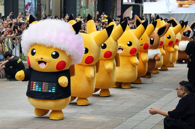 PokeXciting Pokemon 30th anniversary event in Xinyi District, Taipei, Taiwan ROC - 10 Oct 2026 The Pikachu Pokemon Parade at the PokeXciting Pokemon 30th anniversary event in Xinyi District, Taipei, Taiwan ROC. The celebration takes place in several other Asian cities including Singapore and Bangkok over the next few months. The event includes the famous Pikachu parade and each city has an event exclusive Pikachu with a different colour of afro hairstyle. The colour for Taipei is pink. Taipei Taiwan ROC Copyright: xPaulxBrownx