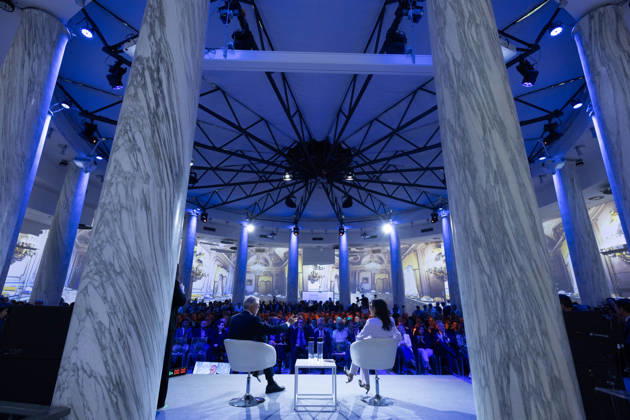 IPA89497253 - National Assembly of the new political party PiÃ¹ Uno, held at the Salone delle Colonne in Rome  Copyright: xMatteoxNardonex xMatteoxNardonex IPA89497253