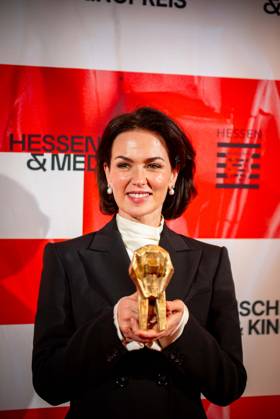 09.10.2026 xesx Frankfurt am Main, Hessischer Film und Kinopreis 2026 Der Hessische Rundfunk verleiht den Schauspielpreis des Hessischen Rundfunks. Er geht an das neue Ermittlerduo des HR-Tatorts, Melika Foroutan (im Bild) und Edin Hasanovic