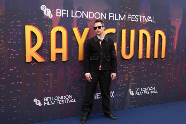 Ray Gunn gala screening, BFI Southbank, London, UK, 10 October 2026 Sam Rockwell at the gala screening of Ray Gunn, BFI Southbank, London, UK, 10 October 2026., Credit:Julie Edwards Avalon United Kingdom, London Copyright: xJuliexEdwardsx xAvalonx 1142037198