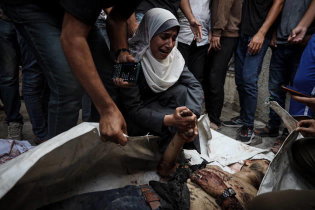 Israeli attacks continue on Gaza GAZA, PALESTINE - OCTOBER 10 : (EDITORS NOTE: Image depicts death) Palestinian deceased bodies who lost their lives after an Israeli airstrikes are brought to Al-Shifa Hospital in Gaza City, Palestine on October 10, 2026. Abdalhkem Abu Riash Anadolu Gaza City Gaza. Editorial use only. Please get in touch for any other usage.  Copyright: x2026xAnadoluxAbdalhkemxAbuxRiashx