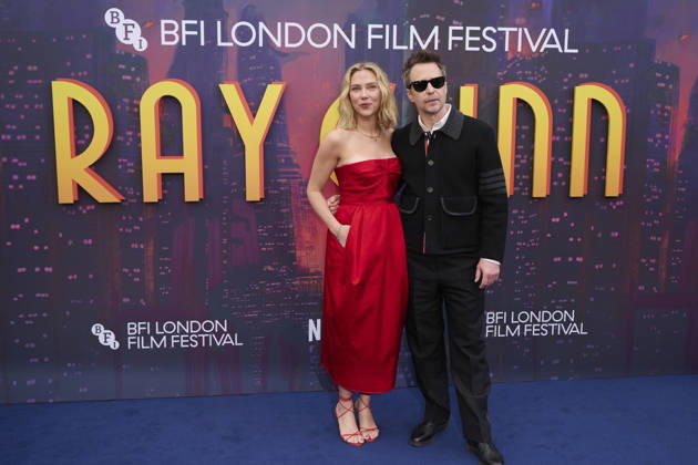 ˜Ray Gunn™ screening during The 70th BFI London Film Festival at The Royal Festival Hall Featuring: Scarlett Johansson and Sam Rockwell Where: London, United Kingdom When: 10 Oct 2026 Credit: Alan West Cover Images EDITORIAL USE ONLY. NOT FOR USE BY NEWSPAPERS BASED IN THE UK. Copyright: xx coverimg56082390