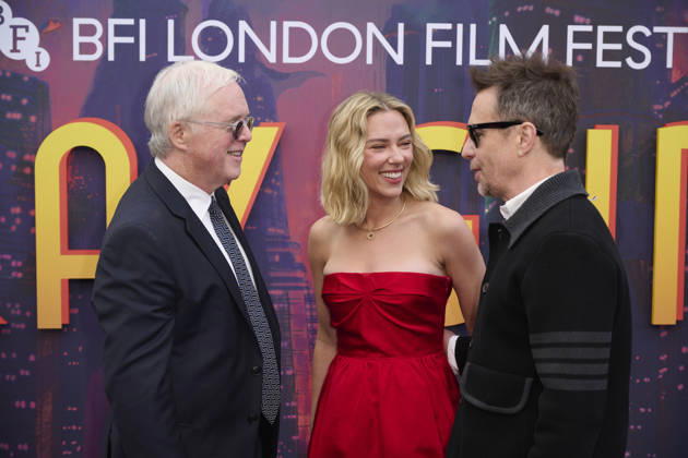 ˜Ray Gunn™ screening during The 70th BFI London Film Festival at The Royal Festival Hall Featuring: Brad Bird, Scarlett Johansson and Sam Rockwell Where: London, United Kingdom When: 10 Oct 2026 Credit: Alan West Cover Images EDITORIAL USE ONLY. NOT FOR USE BY NEWSPAPERS BASED IN THE UK. Copyright: xx coverimg56082395