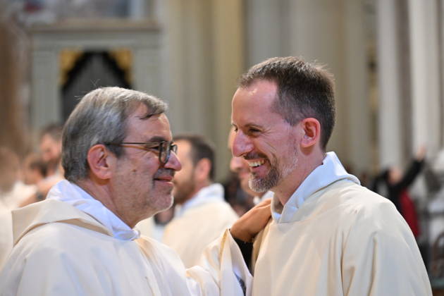 IPA89501783 - Italy, Rome, Vatican, October 10, 2026: Cardinal Baldo Reina celebrates a Mass for the ordination of deacons at St. John Lateran. Photograph by ALESSIA GIULIANI Catholic Press Photo  Copyright: xx xAlessiaxGiuliani Catholipressphox IPA89501783