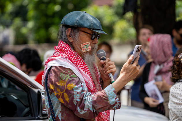 Demonstration Announced Outside Israeli Embassy in Bangkok BANGKOK, THAILAND October 10, 2026: A demonstration concerning the situation in Palestine and Lebanon was scheduled to take place outside the Embassy of Israel in Bangkok, Thailand. The event announcement listed Watermelon Wednesdays Bangkok as the organizer and scheduled the gathering from 10:00 a.m. to 12:00 p.m. local time. (Photo by Thanatchanont Jiraworathanakul Nexpher Images) Bangkok