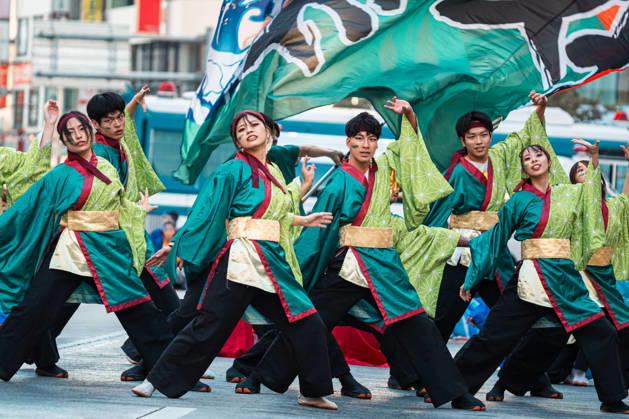 General view, October 10, 2026 - Dancers perform during the eve-of-festival events of the 27th Tokyo Yosakoi Festival in Ikebukuro, Tokyo, Japan, on October 10, 2026. Part of the Fukuro Matsuri celebrations, the event brings together yosakoi dance teams in colorful costumes for energetic performances combining traditional Japanese dance influences with contemporary music and choreography.  aflo_354761403