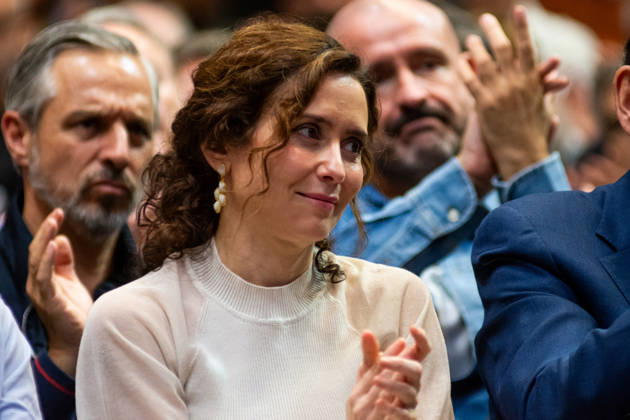 IPA89504674 - MADRID, SPAIN. OCTOBER 10, 2026. Alberto Nunez Feijoo, leader of the Spanish People™s Party (PP), attends the opening event of the pre-election campaign at IFEMA in Madrid, alongside Isabel Diaz Ayuso, president of the Community of Madrid, Josà Luis Martinez-Almeida, mayor of the capital, and former Spanish prime ministers and former PP leaders Josà Maria Aznar and Mariano Rajoy. The event marks the start of the party™s election campaign in preparation for the general election scheduled for November 29, 2026. During the event, Feijoo presented the PP™s political platform, invoking the concept of national reconstruction and emphasizing the importance of transparency and the strengthening of public instituti Copyright: xFrancescoxMilitelloxMirtox xFrancescoxMilitelloxMirtox IPA89504674
