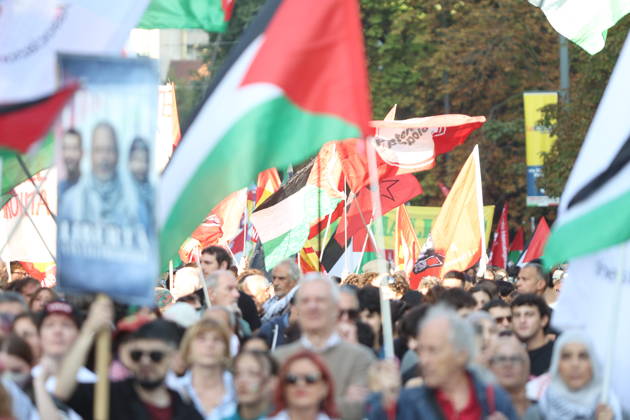 RECORD DATE NOT STATED IPA89506039 - Milan, National Day of Mobilization: The End of Genocide Is the End of Zionism, marking the third anniversary of the start of the conflict in Gaza  Copyright: xx xPoolxEmadecaxEnriquezx IPA89506039.jpeg