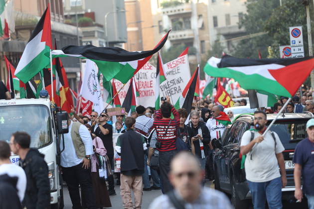 RECORD DATE NOT STATED IPA89506061 - Milan, National Day of Mobilization: The End of Genocide Is the End of Zionism, marking the third anniversary of the start of the conflict in Gaza  Copyright: xx xPoolxEmadecaxEnriquezx IPA89506061.jpeg