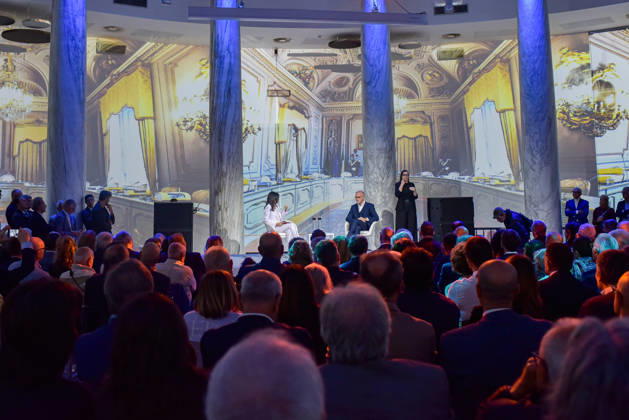 October 10, 2026, Rome, Italy: Ernesto Maria Ruffini (C) attends the launch event of the new center-left political movement PiÃ¹ Uno at the Salone delle Colonne in Rome. Rome Italy  - ZUMAs197 20261010_aaa_s197_156 Copyright: xVincenzoxNuzzolesex