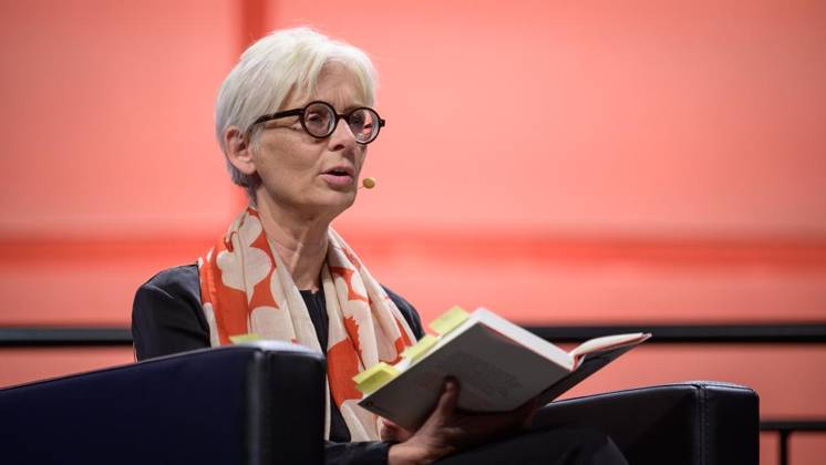Essen: Bestseller-Autorin Dörte Hansen bei der Lit.Ruhr ** NUR FÜR REDAKTIONELLE ZWECKE ** EDITORIAL USE ONLY **<p>Dörte Hansen bei der Lit.Ruhr auf Zeche Zollverein am Samstag, den 10. Oktober 2026, in Essen-Katernberg. Deutschland NRW Essen Copyright: UwexErnst
