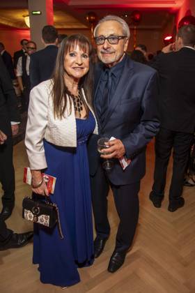 ABB HOPEGALA- Christine Stumph und Wolfgang Stumph Egepaar zu Gast auf dem roten Teppich bei der Hope Gala 2026 im Schauspielhaus Dresden am 10.10.2026 in Dresden Sachsen Deutschland