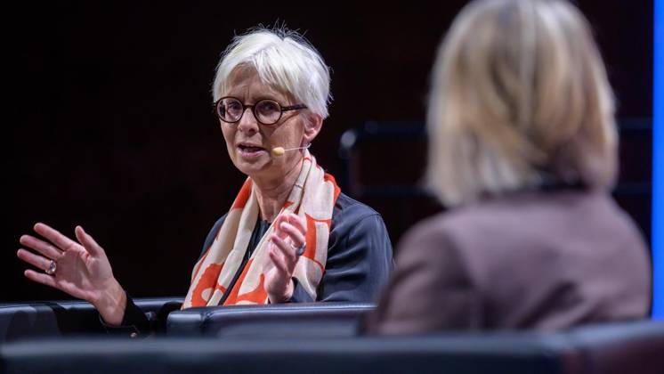 Essen: Bestseller-Autorin Dörte Hansen bei der Lit.Ruhr ** NUR FÜR REDAKTIONELLE ZWECKE ** EDITORIAL USE ONLY **<p>Dörte Hansen bei der Lit.Ruhr auf Zeche Zollverein am Samstag, den 10. Oktober 2026, in Essen-Katernberg. Deutschland NRW Essen Copyright: UwexErnst