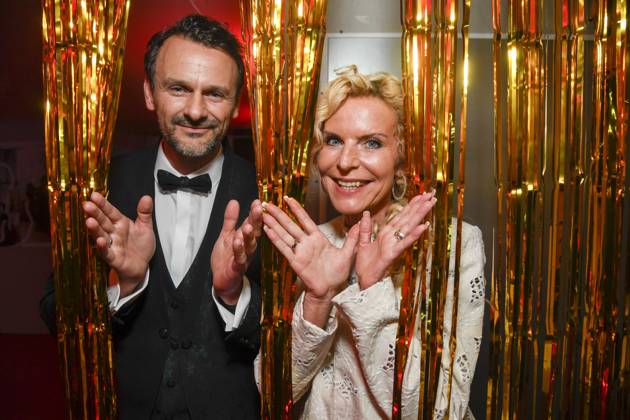 ABB HOPEGALA- Victoria Herrmann und David Boethig zu Gast auf dem roten Teppich bei der Hope Gala 2026 im Schauspielhaus Dresden am 10.10.2026 in Dresden Sachsen Deutschland