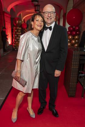 ABB HOPEGALA- Janina Hartwig und Alexander Putz zu Gast auf dem roten Teppich bei der Hope Gala 2026 im Schauspielhaus Dresden am 10.10.2026 in Dresden Sachsen Deutschland