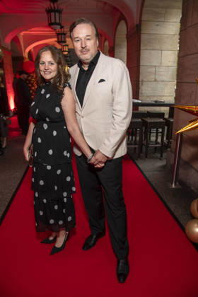 ABB HOPEGALA- Lidija Grossmann und Stephan Grossmann Ehepaar zu Gast auf dem roten Teppich bei der Hope Gala 2026 im Schauspielhaus Dresden am 10.10.2026 in Dresden Sachsen Deutschland