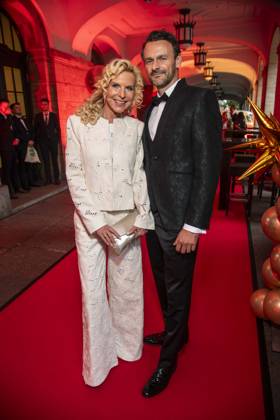 ABB HOPEGALA- Victoria Herrmann und David Boethig zu Gast auf dem roten Teppich bei der Hope Gala 2026 im Schauspielhaus Dresden am 10.10.2026 in Dresden Sachsen Deutschland