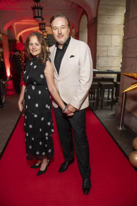 ABB HOPEGALA- Lidija Grossmann und Stephan Grossmann Ehepaar zu Gast auf dem roten Teppich bei der Hope Gala 2026 im Schauspielhaus Dresden am 10.10.2026 in Dresden Sachsen Deutschland