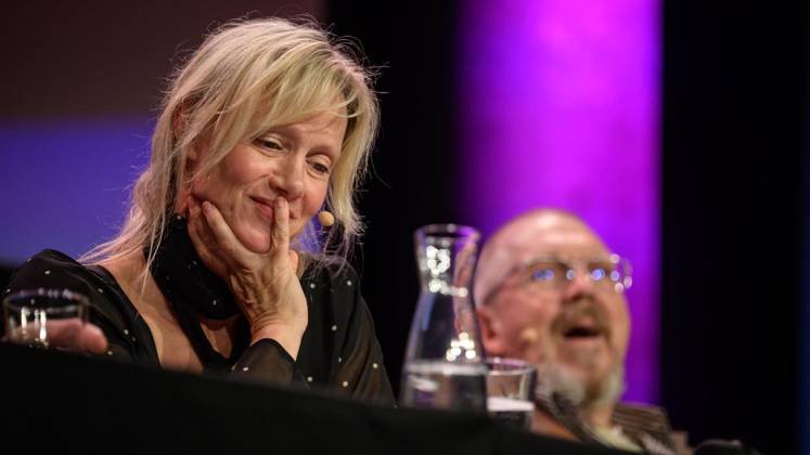 Essen: Thomas Böhm, Anna Schudt und Dietmar Bär bei der Lit.Ruhr ** NUR FÜR REDAKTIONELLE ZWECKE ** EDITORIAL USE ONLY **<p>Anna Schudt und Dietmar Bär bei der Lit.Ruhr auf Zeche Zollverein am Samstag, den 10. Oktober 2026, in Essen-Katernberg. Deutschland NRW Essen Copyright: UwexErnst